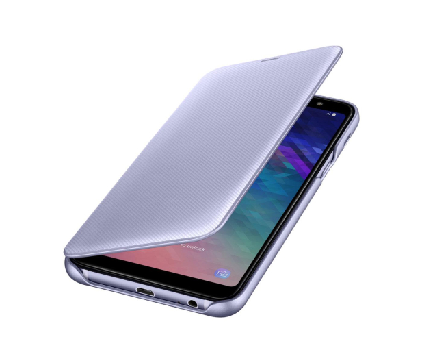 Etui Wallet Cover do Samsung Galaxy A6+ 2018 fioletowe - 431780 - zdjęcie